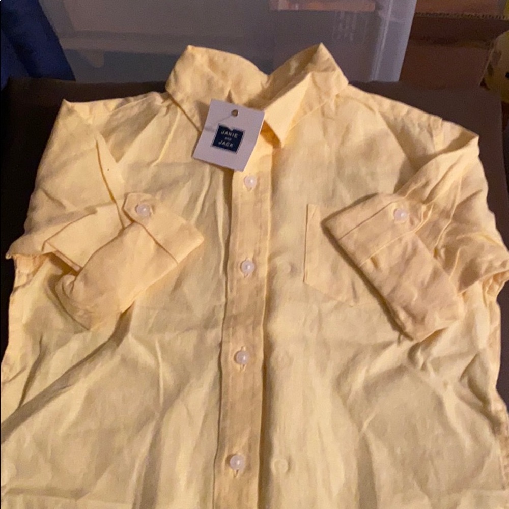 Janie and Jack Yellow Shirt
